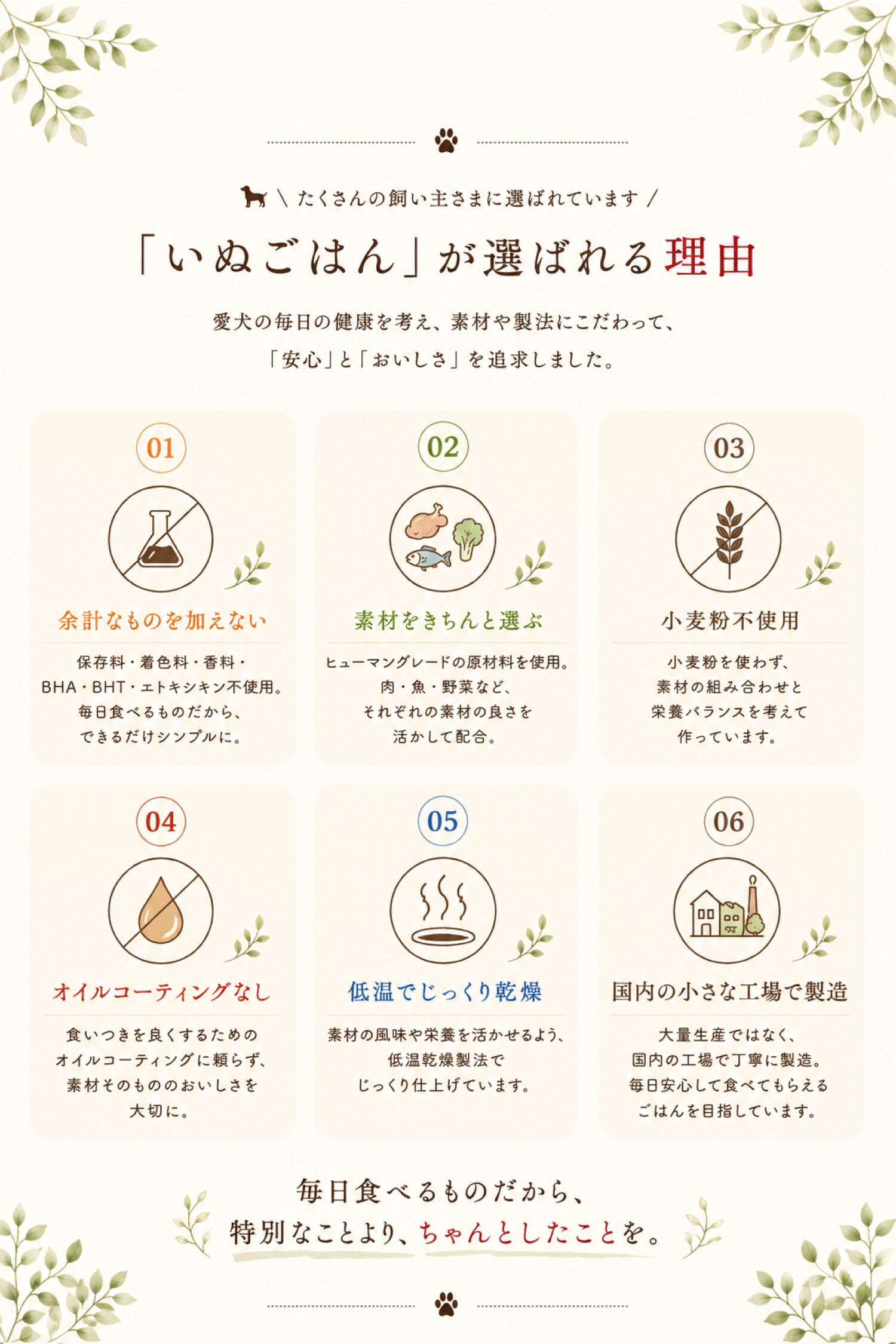 選ばれる理由